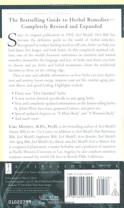 Earl Mindell's New Herb Bible