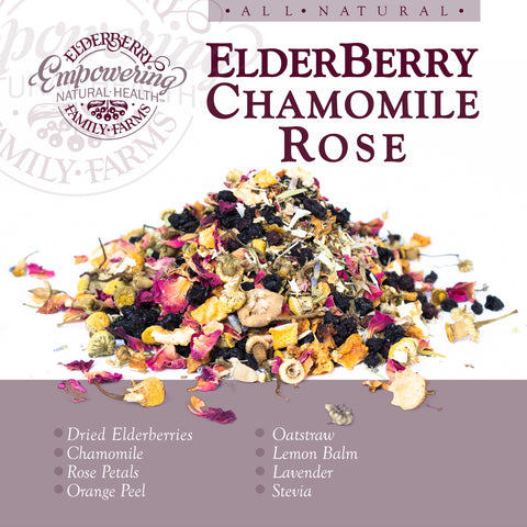 Elderberry Chamomile Rose Tea