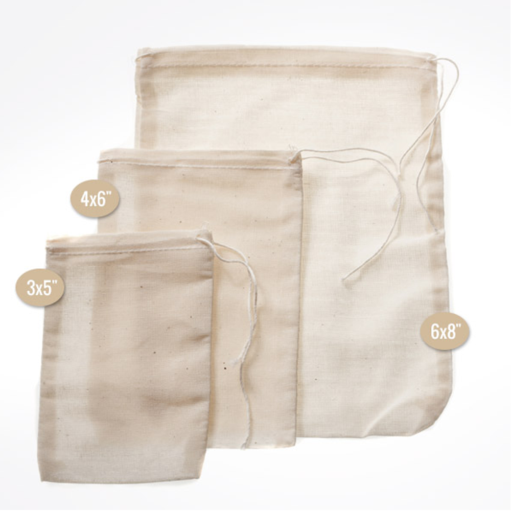 muslin vs organza fabric comparison bath tea bags